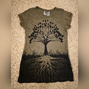 Sure Designs Distressed Tree Of Life Shirt Womens